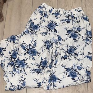 Sienna Sky Blue Floral Pants